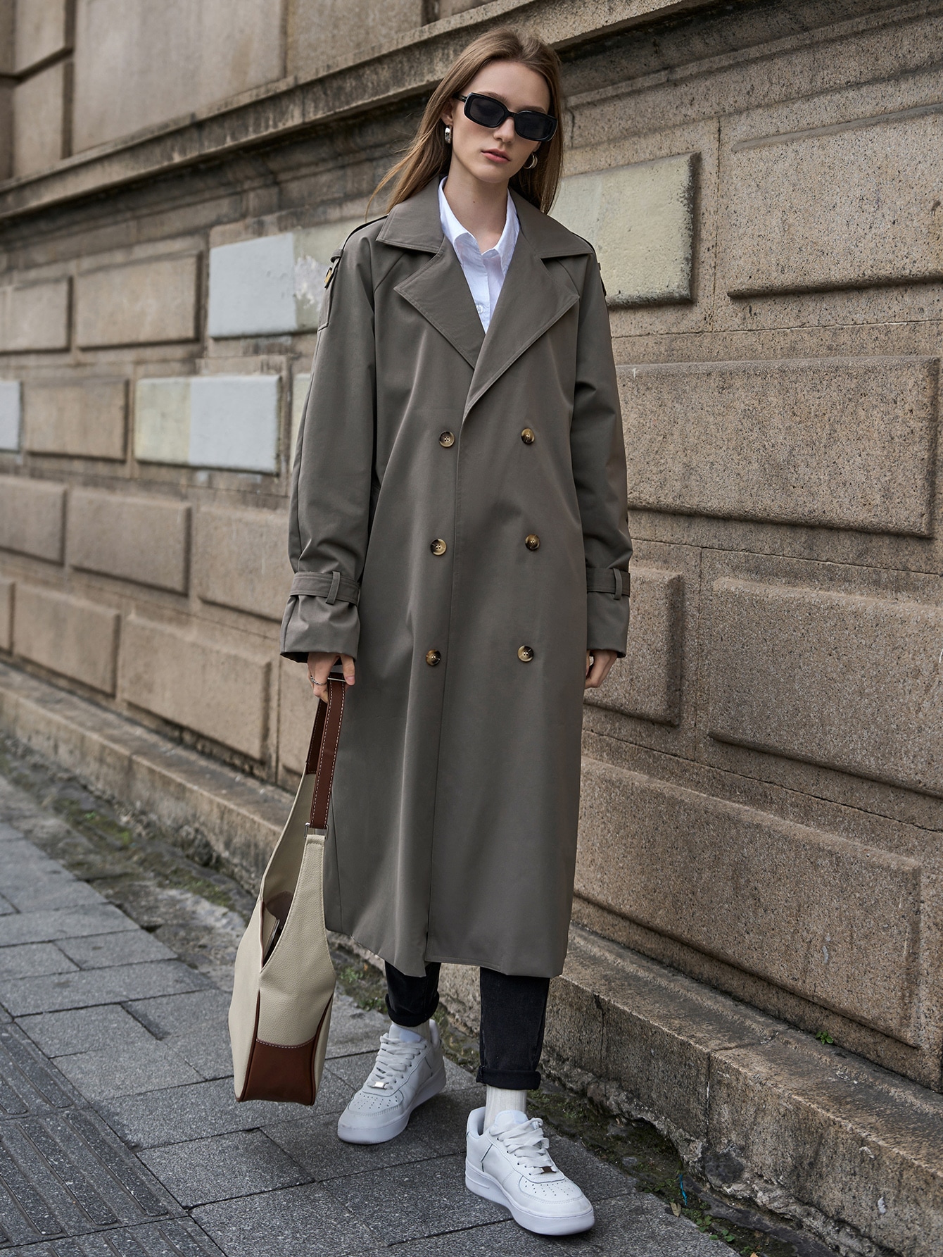 Double Breasted Trench Coat