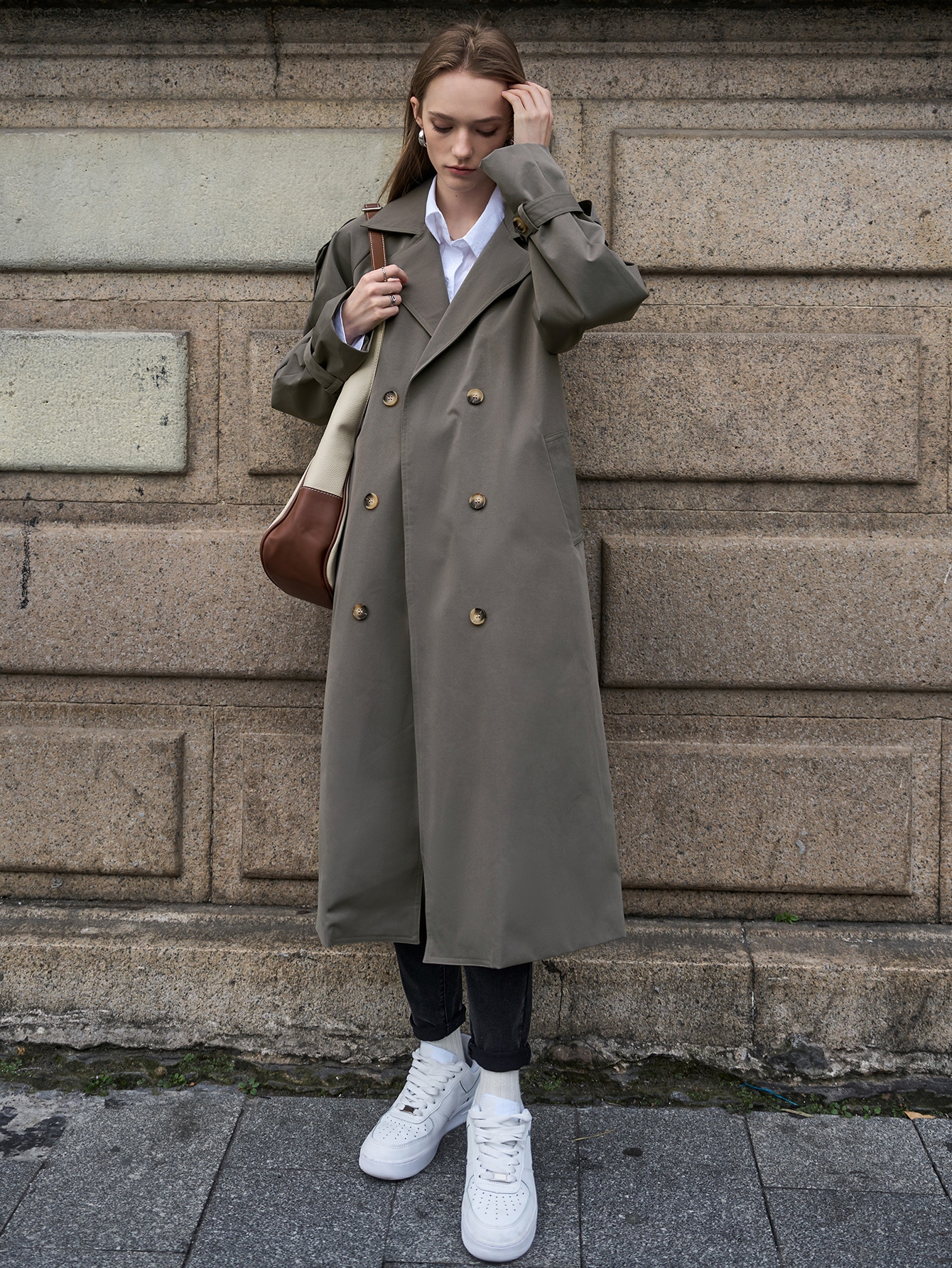 Double Breasted Trench Coat