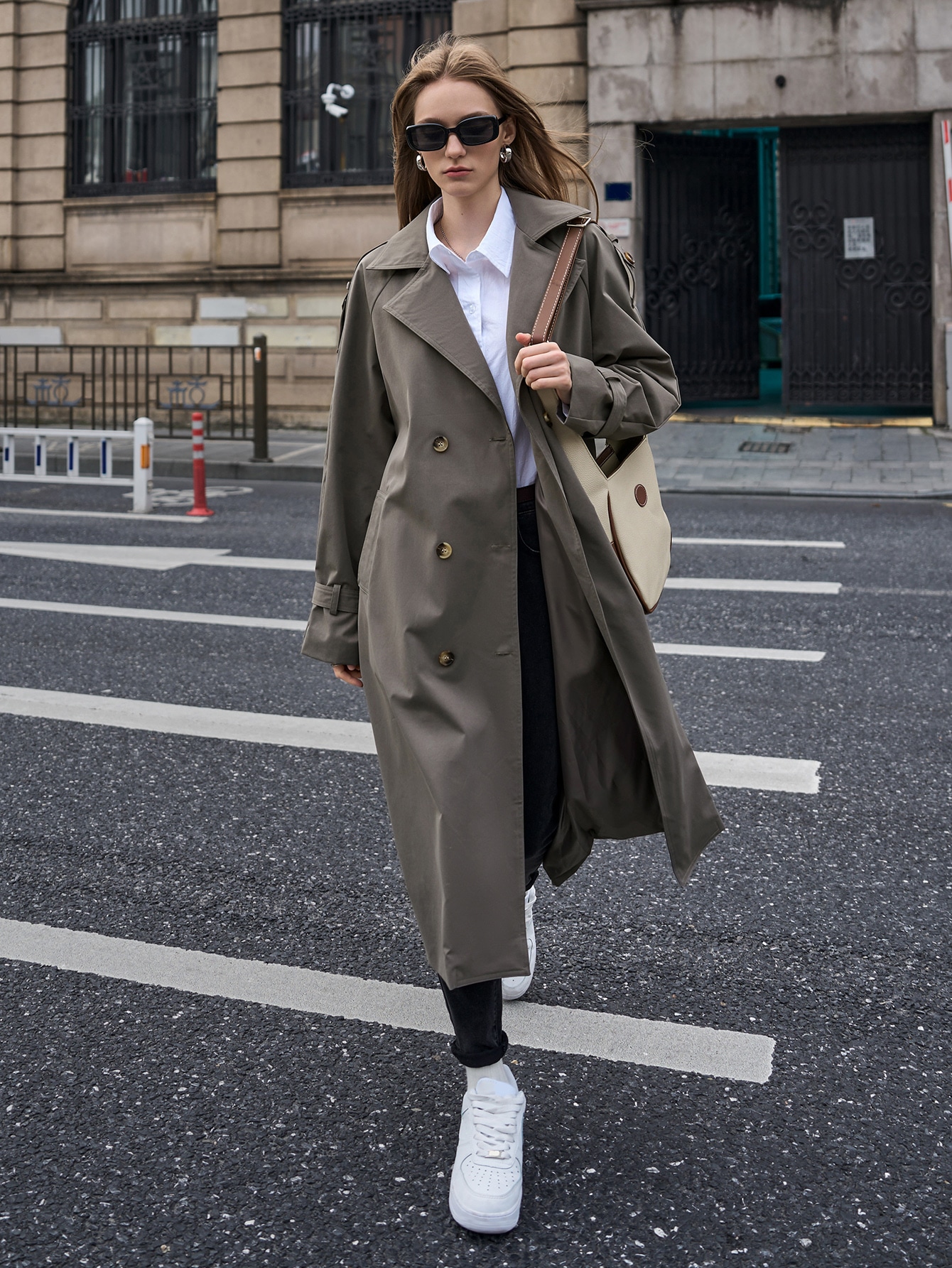 Double Breasted Trench Coat